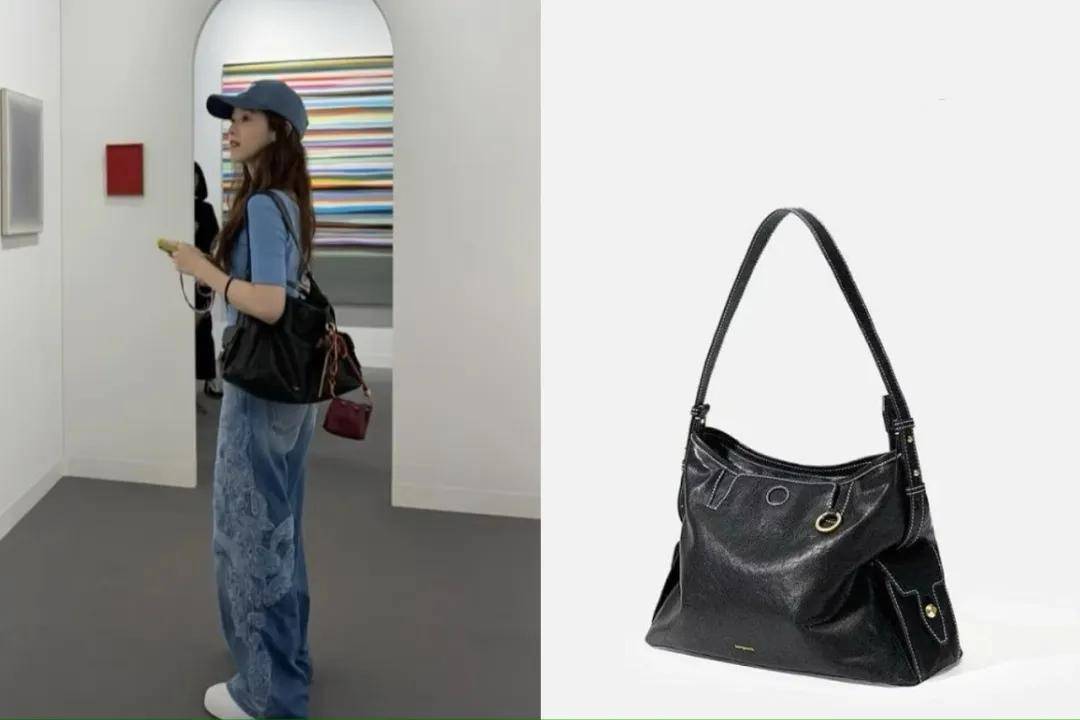 也爱穿“中产三宝”！“该省省该花花”瓦力游戏章泽天看展戴80万香奈儿耳环(图25)